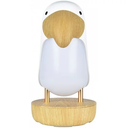 Rabbit friends lesena lučka Bird Lamp z Bluetooth zvočnikom - Bela