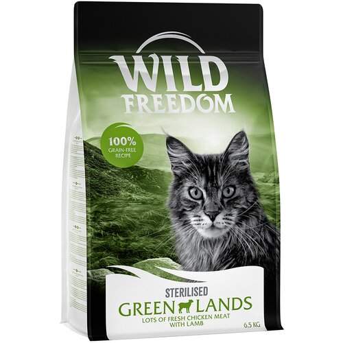 Wild Freedom Adult &amp;quot;Green Lands&amp;quot; Sterilised - jagnjetina - 6,5 kg Slike