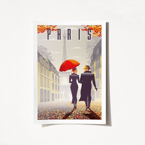 Wallity poster Pariz-1964, 50x70 cm Cijene