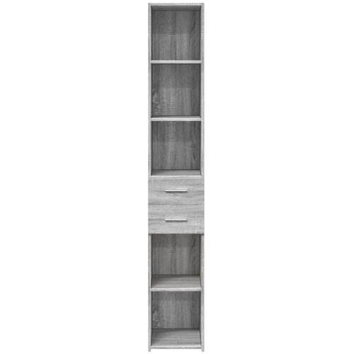 VidaXL Visoka komoda boja hrasta 30x42,5x185 cm od konstruiranog drva Slike