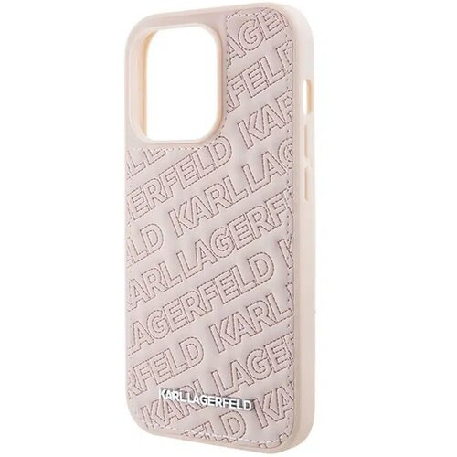  Originalna torbica KARL LAGERFELD Hardcase KLHCP15LPQKPMP za iPhone 15 Pro (pre&amp;scaron;it vzorec / roza) Slike