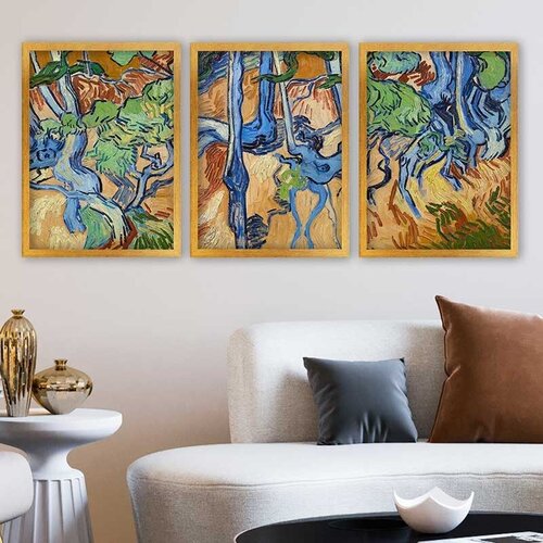 Wallity Set uramljenih slika 3AC_UN3868449, 3 Dela Cene