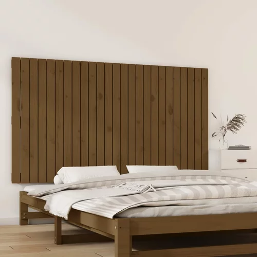  Uzglavlje za krevet boja meda 159,5x3x90 cm masivna borovina