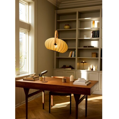 Halo Design 746361 - Visilica na sajli DC, 1xE27/40W/230V, prečnik 40 cm, zelena/hrast Slike
