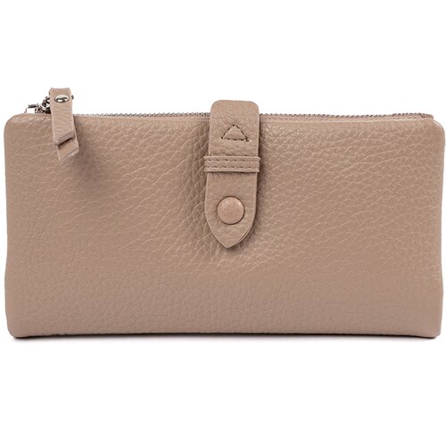 Shelvt Beige women's wallet with compartments Cene