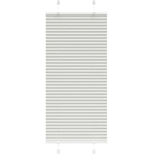 vidaXL Plisirana žaluzija svetlo siva 65x150 cm Širina tkanine 64,4 cm Cene