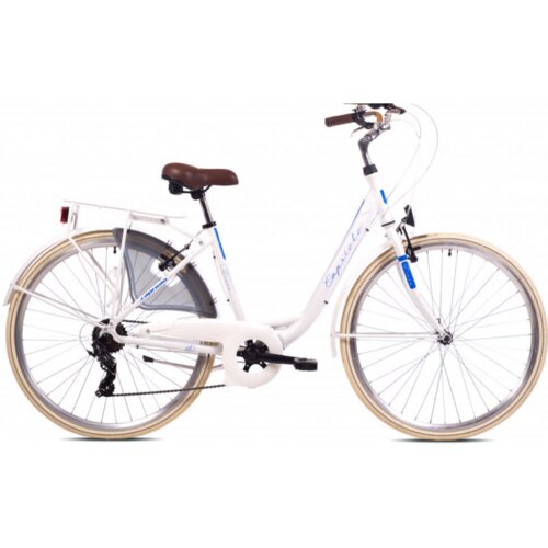 Capriolo Bicikl City Bike Diana s 6 speed belo plavo Cene