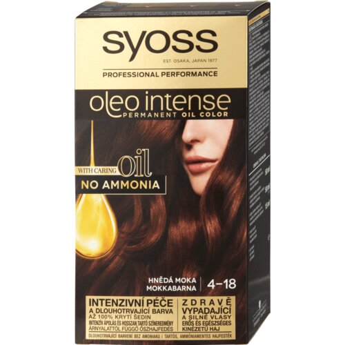 Syoss oleo Intense Farba za kosu, Mokka Brown 4-18 Cene