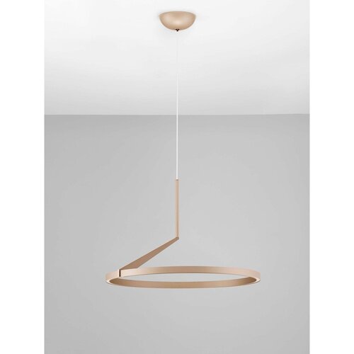 Nova Luce LED viseća svjetiljka aluminijska s mogućnosti zatamnjivanja ružičasto zlatna &amp;oslash; 60 cm Tilia &amp;ndash; Slike