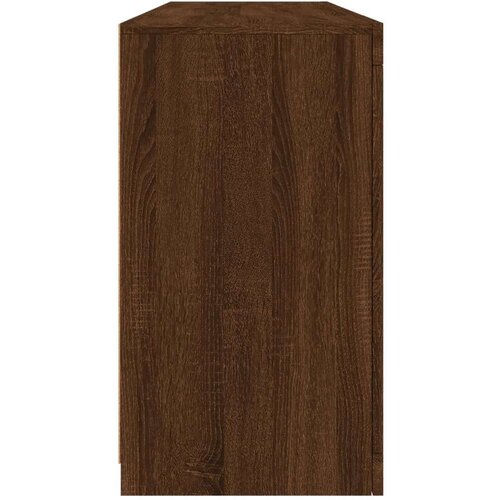 vidaXL Komoda s LED svjetlima boja smeđeg hrasta 163x37x67 cm Cijene