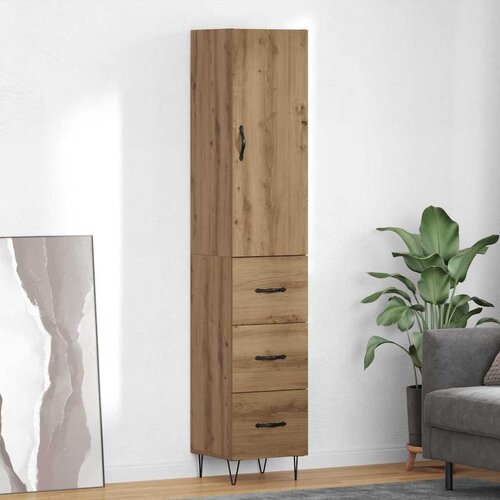 vidaXL Highboard Umjetnički hrast 69,5 x 34 x 180 cm Konstruirano drvo Cene