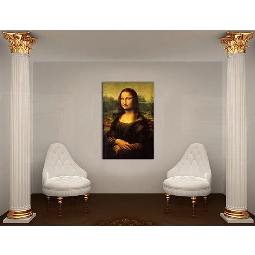  Slika na platnu MONA LISA – LEONARDO DA VINCI Popust 60 % 100x60 cm Cijene