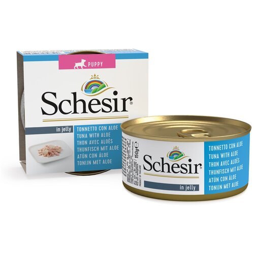 Schesir Vlažna hrana za pse Puppy, Tuna, 150g Slike