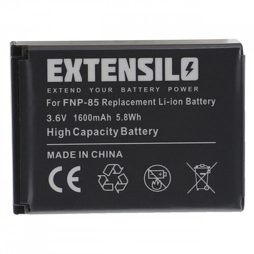 Extensilo Baterija NP-85 za Fuji Finepix F305 / SL240 / SL1000, 1600 mAh Slike