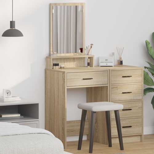 vidaXL Sonoma hrast Furnir Sonoma hrasta 50 x 41 x 140 cm Ladice Cijene