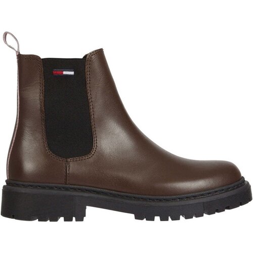 Tommy Jeans Gležnjarji - Kostanjeva Slike