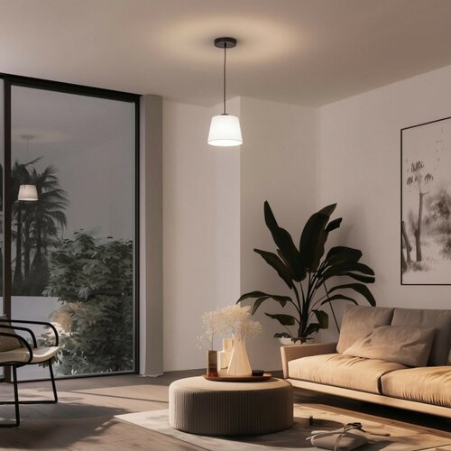  Brilagi - LED luster na sajli CERIA 1xE27/40W/230V prečnik 20,5 cm bela Slike