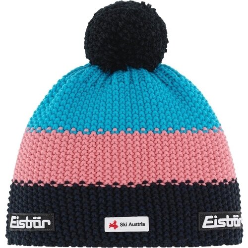 Eisbär Star Pompon SKA Beanie Black/Strawberry/White UNI Kapa Cijene