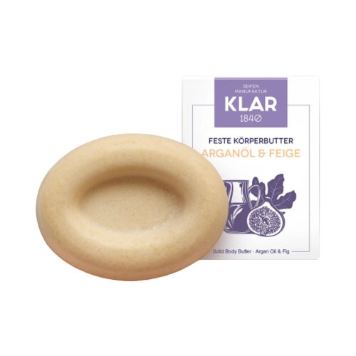 Klar Čvrsti maslac za tijelo Ulje argana i smokve Slike