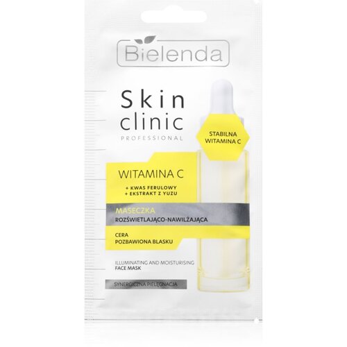 Bielenda Skin Clinic Professional Vitamin C posvetlitvena vlažilna maska za noč 8 g Cene
