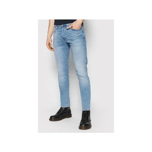 Jack & Jones Jeans hlače Glenn 12204334 Modra Slim Fit