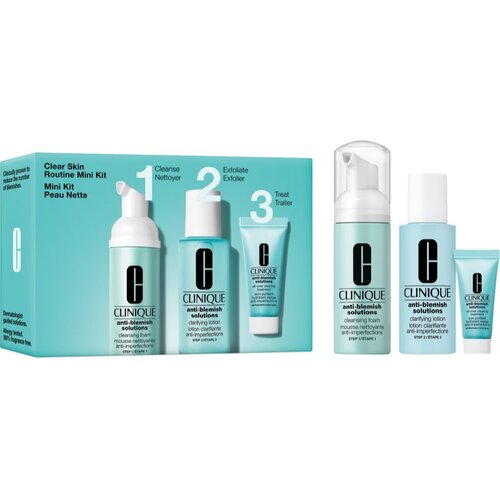 Clinique Mini Kit Clear Skin Routine darilni set za popolno čiščenje obraza Cene