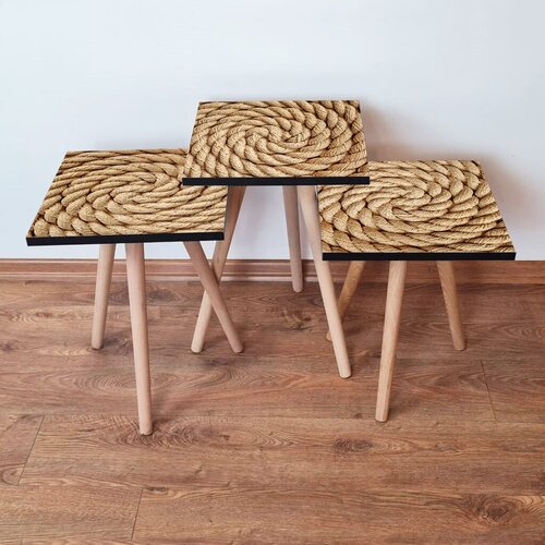 Hanah home set klub stočića 3Shp18, 3 komada, Plava Cene