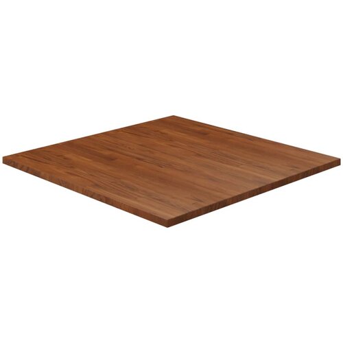 vidaXL Kvadratna mizna plošča temno rjava 90x90x2,5cm trdna hrastovina Cene
