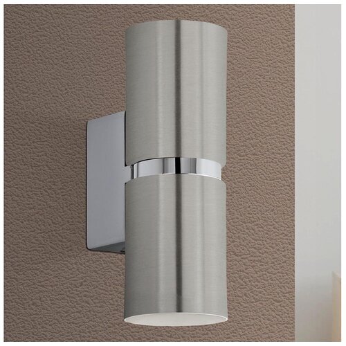 Eglo Passa zidna/2, led, gu10, 2x3,3w, krom/nikl mat Slike