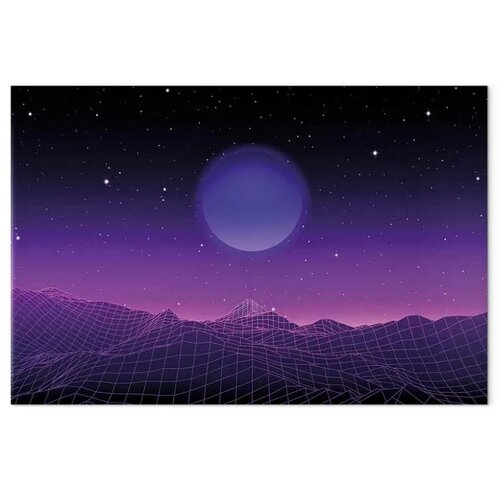  Slika - Futuristic landscape 2 (1 Part) Wide 60x40 Akustična Slike