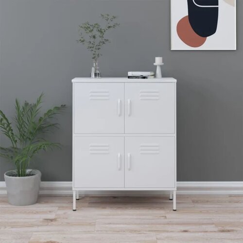 Furnova Omara za shranjevanje bela 80x35x101,5 cm jeklo, (21954164) Slike