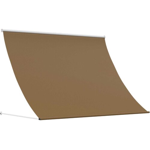Nadstrešnica Bež 250 x 150 cm 180 g / m&sup2; poliester s PU premazom Cijene