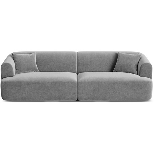 Cosmopolitan Design Svijetlo siva baršunasti sofa 255 cm Campi – Cene