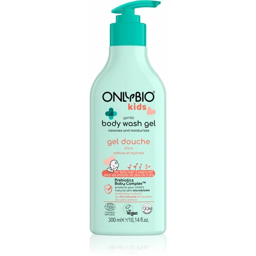 OnlyBio Kids Gentle nježni gel za kupanje za osjetljivu kožu od 3 godine 300 ml