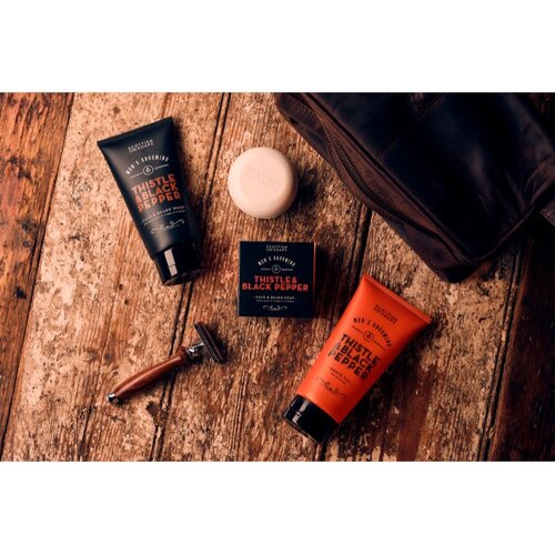 Scottish Fine Soaps Thistle &amp;amp; Black Pepper gel za umivanje za obraz in brado 150 ml Slike