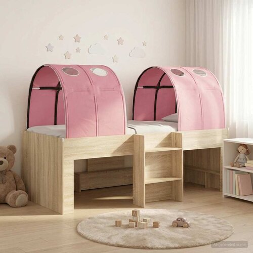 Krevet s Tunnels 4 pcs Sonoma i Pink Konstruirano drvo Cijene