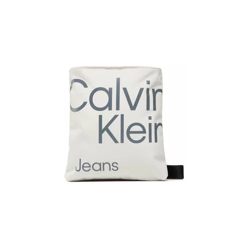 Calvin Klein Jeans Torbica za okrog pasu Sport Essentials Flatpack18 Aop K50K509825 Bež