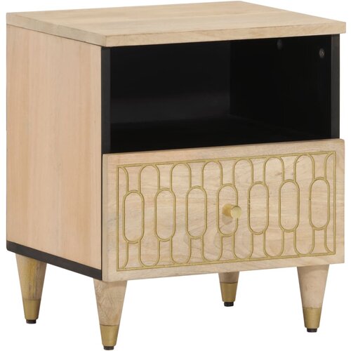 vidaXL Noćni ormarići 2 kom 40 x 33 x 46 cm od masivnog drva manga Cijene