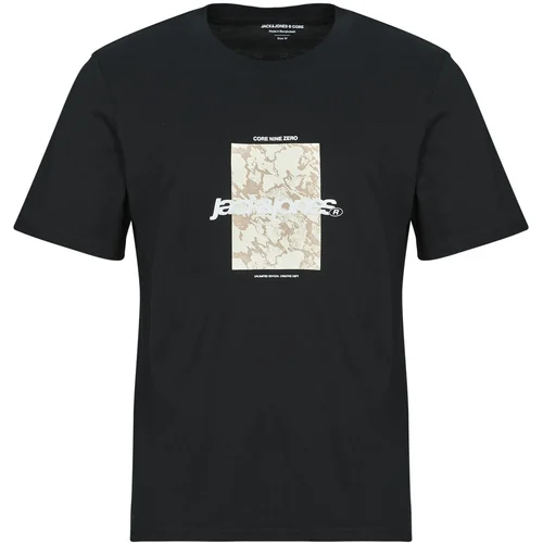 Jack & Jones Majice s kratkimi rokavi JCOTARMAC Črna