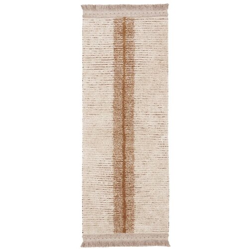 Lorena Canals Opečnato oranžen/bež bombažen tekač 80x230 cm Duetto Toffee &amp;ndash; Slike