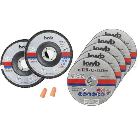 Einhell 7-delni set brusno-reznih ploča 125mm sa čepićima za u&scaron;i ( 49712052 ) Cene