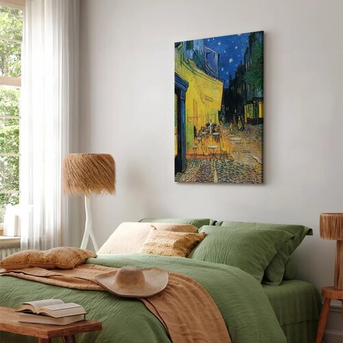  Slika - Vincent van Gogh &amp;ndash; Caf&amp;eacute; Terrace at Night 60x90 Premium Print Slike