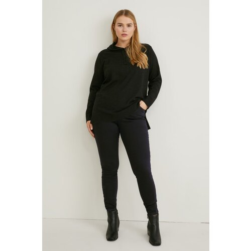 CA ženske oblikujuće farmerke, skinny, crne Slike