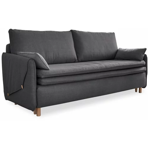 Miuform Tamno siva sklopiva sofa 207 cm –