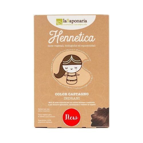 La Saponaria Biljna boja za kosu &amp;quot;Indrani&amp;quot; - kesten Slike