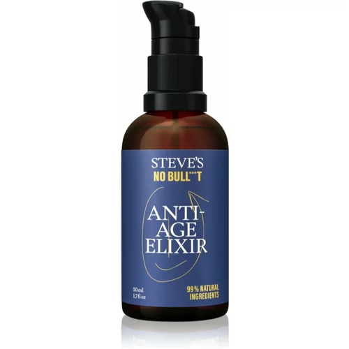 Steve's No Bull***t Anti-Age Elixir hidratantni serum protiv bora za muškarce 50 ml