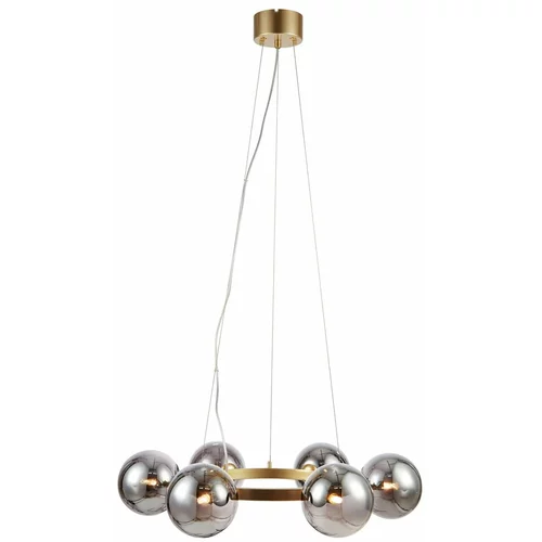 Markslöjd Viseča svetilka z zlatim dizajnom Circle 6L