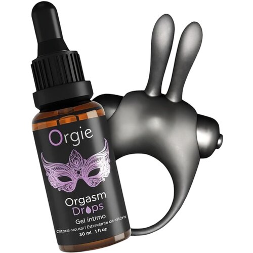 Orgie Orgazmični Zeko - set vibrirajućih prstena za penis (crni) Cijene