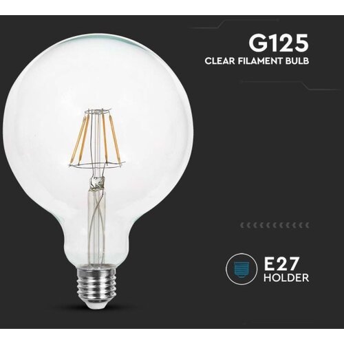 led sijalica filament G125 E27/10W/230V 6400K Slike