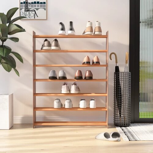 The Living Store Stojalo za čevlje rjavo 90x24x117 cm inženirski les - Regal Za Čevlje, (21485791) Slike